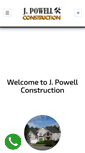 Mobile Screenshot of jpowellconstruction.com